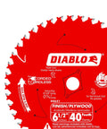 Knockout Finishing Trim Saw Blade With 6 1 2 Inch Size And 40 Badass Teeth for cutting hardwood, softwood, and plywood.