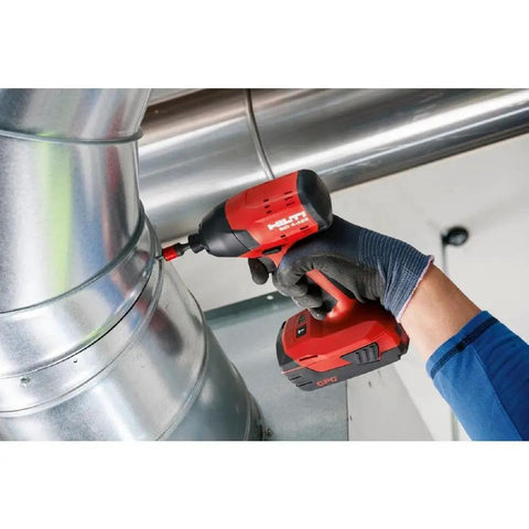 22 Volt Cordless Impact Driver Body With Quarter Inch Hex Chuck High Torque Lithium Ion Power Black Red Design Heavy Duty