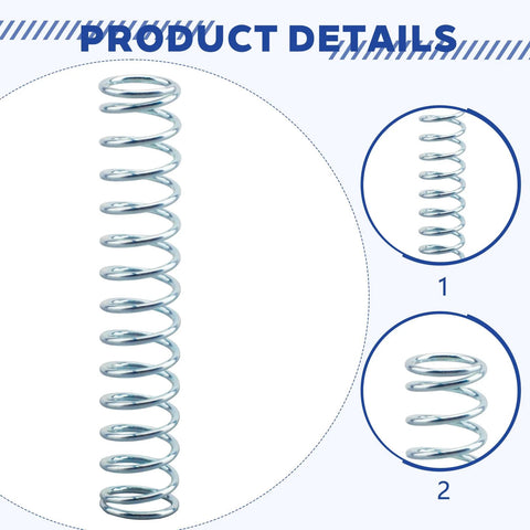 9712 compression spring, nickel-plated steel, 0.051 in wire, 9/16 in OD, 3 in long, 4-pack
Side view: 9712 compression spring, nickel-plated steel, 0.051 in wire, 9/16 in OD, 3 in long, 4-pack
Close-up: nickel-plated 9712 compression spring, 0.051 in wire diameter
Installed view: 9712 compression spring, nickel-plated steel, 0.051 in wire, 9/16 in OD, 3 in long, 4-pack