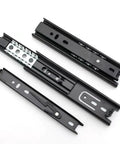 Close-up of 2 Pack Full Extension Drawer Slides 5/6/8 Inch Short Guide Rails For Smooth No Jam Drawer Motion
