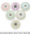 Dope Light Up Inline Skate Wheels 4 Pack in 62mm 64mm 68mm 70mm 72mm 76mm 80mm Sizes Glowing 90A High Rebound PU with ABEC 9 Bearings for Indoor Outdoor Roller Skates White