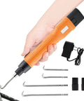 Automatic Rebar Tying Machine With 2600mAh Battery, Electric Rebar Tie Wire Twister Tool For Iron Wire 0.0197-0.0354 Inch, handheld view