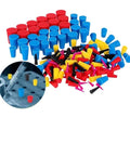 Super Cool 250 Pack Silicone Rubber Tapered Plugs Kit With 8 Sizes Fits Powder Coating High Heat Resistant Cone Set Durable Crack Proof Tool Job Site Hero Stuff, assorted sizes