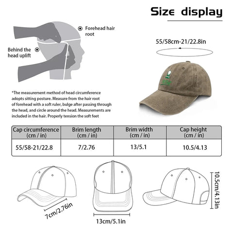 Ultra Cool Womens Adjustable Baseball Cap With Modern Style Soft Breathable Fabric Easy Fit Buckle Closure Classic Yet Trendy Hat size chart
