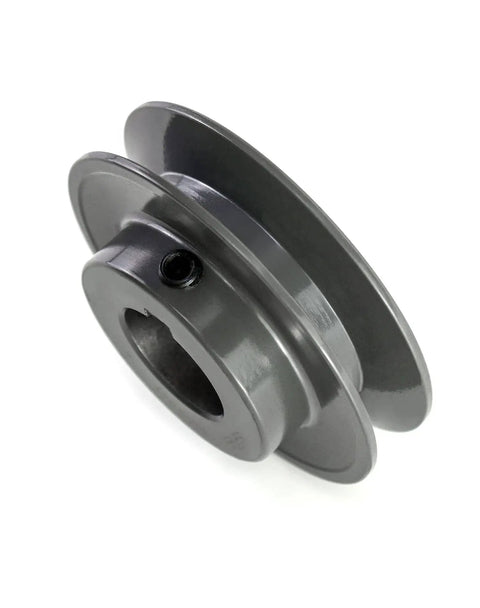Single Groove Web Sheave 3.05 Inch Outer Diameter 1 Inch Bore V Belt Pulley For 4L A AX Belts Durable Cast Iron Fixed Bore Anti Corrosion Fits 1 Inch Shaft Built Tough For Power Transmission