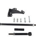 Beefed Up Front Adjustable Panhard Track Bar For 0 To 4 Inch Lift Heavy Duty Off Road Track Rod With Quiet Smooth Bushing Optimized Lubrication For Long Lasting Stability And Rock Solid Steering, black steel bracket and hardware