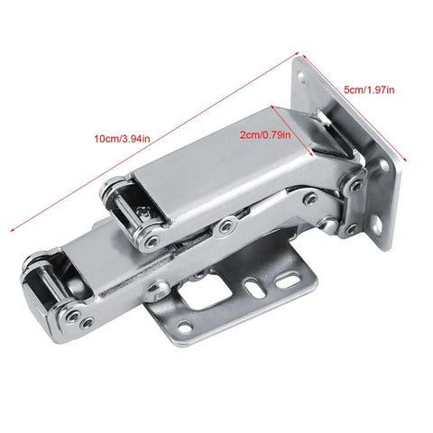 170 Degree Hydraulic Cabinet Door Hinges With Soft Close For Thick Furniture Panels showing dimensions and design