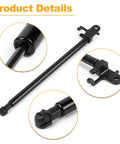 Heavy Duty Rear Right Trunk Lid Support Strut Cylinder Gas Spring For 2018 2025 Toyota Camry close-up view of mounting ends and gas cylinder.