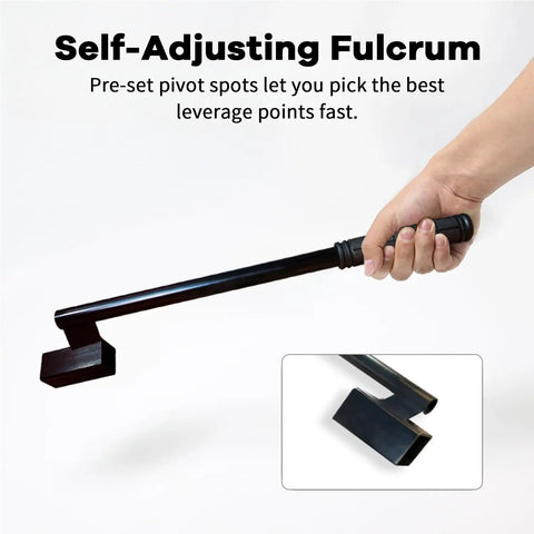 Heavy Duty Container Door Leverage Bar With Non Slip Handle For Shipping Doors Quick Start Lever System Ergonomic Design For Easy Operation black steel