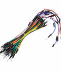 Bundle of assorted jumper wires for Hands On Breadboard Kit With Power Supply Module And Jumper Wires Battery Clip 830 And 400 Tie Point Boards USB