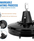 Heavy Duty Vacuum Power Brake Booster Direct Swap For Ford Edge Lincoln Mkmaz close-up showing black electrocoating and mounting details.