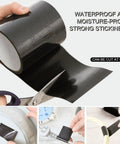 Flexible Rubberized Waterproof Tape 4 Inch 5 Foot Patch And Seal For Leaks Works Underwater Like A Boss multiple uses shown