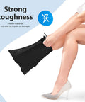 Person demonstrating the strength of Heavy Duty 14.5x19 Black Poly Mailers 50 Pack Self Sealing Shipping Bags for Clothing