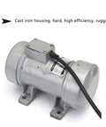 Beefy Heavy Duty 280W Electric Concrete Vibrator Motor 110V 60Hz 2840RPM 300kgf with 5.9ft power cable, cast iron housing