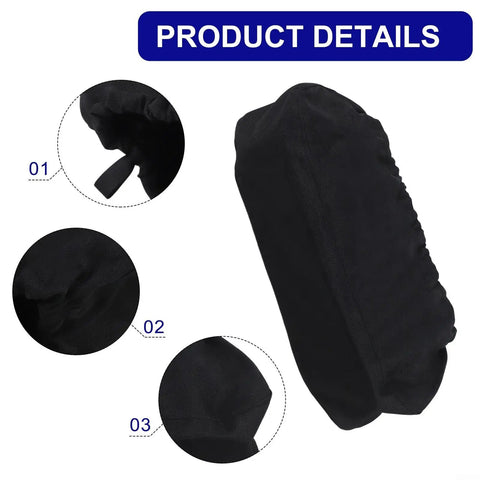 Premium Waterproof Nylon Cover For Ebike Battery Box Shields Hailong Ts Packs From Rain Snow Mud And Dust With 350mm Size Perfect Protection For Your Ride, black cover details