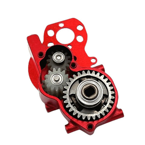 14 Piece Ball Bearing Upgrade Kit For WLtoys 244016 RC Car 1 24 Scale High Precision Bearings in red casing, exposed gears