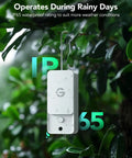 Long Range WiFi Gateway Thermo Hygrometer Indoor Outdoor Sensor 3 Pack With Remote Monitoring Waterproof Pro Grade Accuracy For Temperature And Humidity Perfect For Home Garden Garage And All Your Indoor Outdoor Needs, IP65 sensor in rainy garden