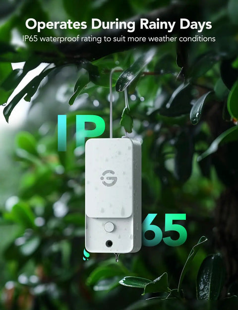 Long Range WiFi Gateway Thermo Hygrometer Indoor Outdoor Sensor 3 Pack With Remote Monitoring Waterproof Pro Grade Accuracy For Temperature And Humidity Perfect For Home Garden Garage And All Your Indoor Outdoor Needs, IP65 sensor in rainy garden