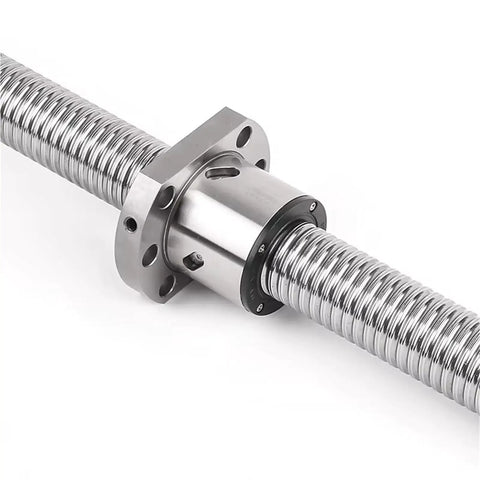 Rock Solid Cold Rolling Ball Screw RM4010 Ball Nut End Machined For CNC Low Friction Linear Motion With Minimal Backlash C5