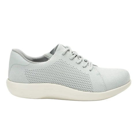 Womens Dandie Dove Size 9 Medium Dream Fit Knit Leather Shoes With Slip Resistant Sport Rocker PU Sole Knit Lining Removable Leather Footbed