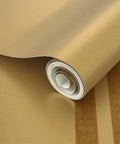 Snazzy Farmhouse Stripe Gold Metallic Wallpaper For Living Rooms Featuring Durable Fibrous Finish With Eco Friendly Paste The Wall Setup roll close-up, showing gold texture.