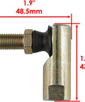 Beefed-Up Ball Joint Tie Rod Ends For MTD Cub Cadet Toro Troy-Bilt Huskee Lawn Tractors Replacement Parts 723-0448A 723-0448 923-0448A 923-0448 112-0917 Fits 1997 To Present With 7/16-20 RH Female And 3/8-24 RH Male, 48.5mm x 43mm