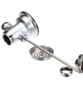 Waste Drain Valve With Twist Handle, Three And A Half Inch By Two Inch And One And A Half Inch Adapter, visible components