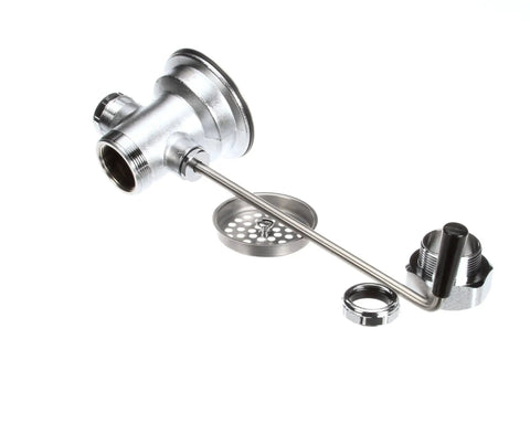 Waste Drain Valve With Twist Handle, Three And A Half Inch By Two Inch And One And A Half Inch Adapter, visible components