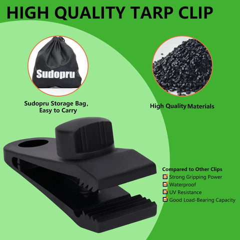 Heavy Duty Lock Grip Tarp Clamps 10 Pack For Camping Pool Covers Boat Covers Car Covers And Awnings Shark Teeth Fasteners