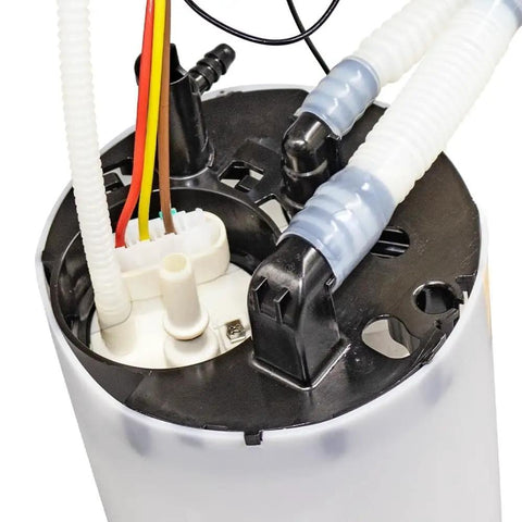 Close-up of Porsche 911 Fuel Pump Assembly Direct Plug And Play Replacement 99162014500 showing connectors and wiring