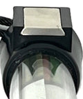 Close-up of Scramble Pic Golf Ball Retriever With Suction Cup End And Magnetic Cart Fastener showing magnet detail