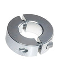 4-Pack Shaft Collar 1/4 Inch Bore Double Split Clamp-On Zinc Plated metal component with set screw, 11/16 Inch OD, 5/16 Inch Thick