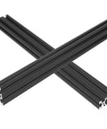 4 Pack 2040 Aluminum Profile Extrusion V Slot Linear Rail Guide Frame 400mm Anodized Black For 3D Printer Laser Engraving Machine And CNC DIY Projects