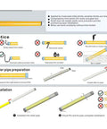 Installation instructions for AM25 12V DC Tubular Roller Blind Motor With Built In Limit Switch Adjustable By Allen Wrench