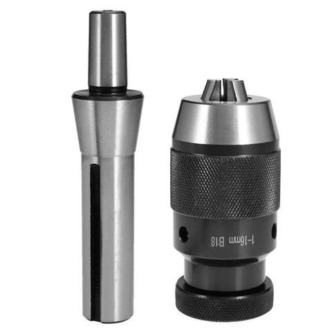 Self Tightening Drill Chuck With R8 Shank For CNC Drills And Lathes Spindle, Keyless Clamp, JT6 Mount, steel construction