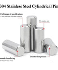 50 Pack 3.5mm Stainless Steel Shelf Pins Dowels For Cabinets And Shelves Precision Position Support Pegs 304 Stainless