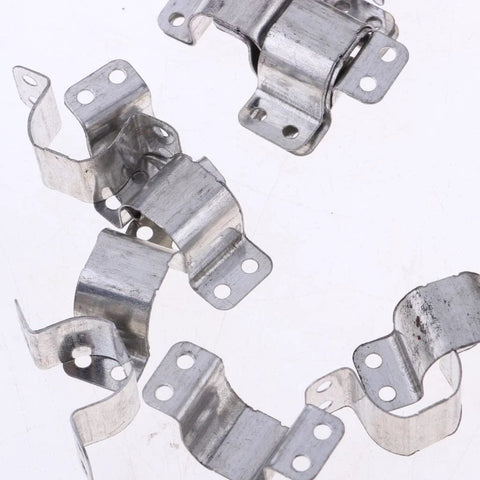 Metal motor mounting brackets for N20 micro motors, silver zinc-coated, for toy car