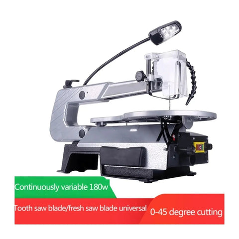 Kicker Desktop Jigsaw Saw Boasting A Kickass 150 Watt Motor Plus Roomy Fourteen Inch Work Area For No Sweat Wood Crafting Diy Project Assembly And Darn Fine Precision Carving Anytime, 180 watt variable saw with universal blade.