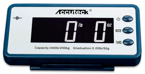 Heavy Duty Digital Shipping Scale with 440 lb Capacity and 0.05 lb Precision LCD display