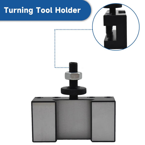 Oversize BXA 250-201T Turning Tool Holder for CNC Lathes, focus on design and structure for maximum rigidity and vibration-free use.
