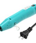 Mini 300W Heat Gun For Shrink Tubing And DIY Crafts With Reflector Nozzle A Versatile Shrink Wrap Gun Tool For Packaging PVC Drying Paint And Clay Green