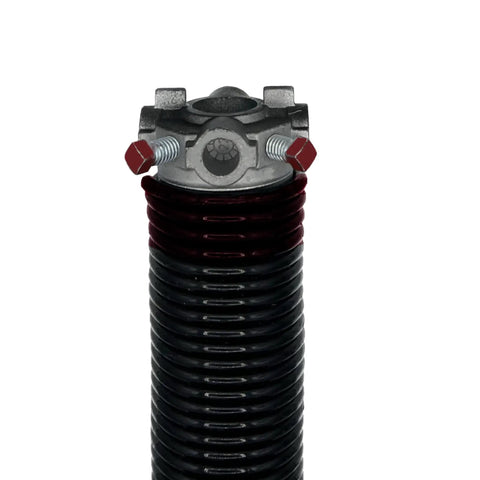 Top view of Heavy Duty Garage Door Torsion Springs 234x1.75x29 Inch Left And Right Hand Wound Replacement Pair, heat-treated steel
