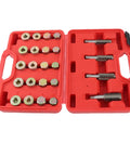 Super Cool 64 Piece Thread Repair Kit For Cars And Trucks To Fix Broken Oil Pan Drain Plug Holes In Sump Gearbox And Diff With Taps And New Plugs, red case