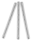 3 Pack Heavy Duty Iron Piano Hinges For Cabinets And Wooden Boxes With Noise Free Operation And Rust Resistant Build