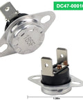 Samsung Dryer Heating Element Replacement Kit With Thermostat, Thermistor, And Thermal Fuses, DC47-00016A thermal fuse detail.