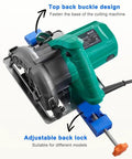 Adjustable Cutting Machine Base Guide And Circular Saw Guide Rail Kit with electric milling positioning clamp in use
