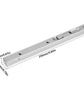Heavy Duty 304 Stainless Steel Flush Mount Door Hinge With Lever Action Gate Lock, Hidden Screws And Strike, 10 Inch