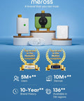 Smart WiFi Hose Timer For Garden Irrigation With Brass Inlet And Outlet, Works With HomeKit, Alexa And Google Assistant, Rain Skip Feature displayed with product features and brand awards.