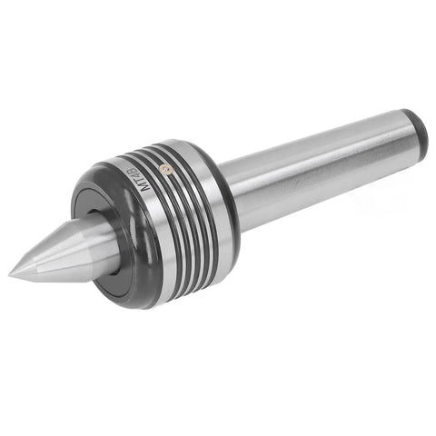 Heavy Duty Lathe Live Tailstock Center Built Tough with Bearing for Precise Turning and Rolling Carbon Steel Construction