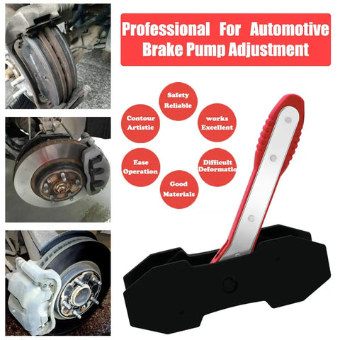 Heavy Duty Pro Grade Brake Caliper Compression Tool With 360 Degree Ratcheting, Carbon Steel Piston Compressor For Auto Brake Service, Ergonomic Non Slip Handle, Durable Caliper Tool For Maintenance, used on disc brakes